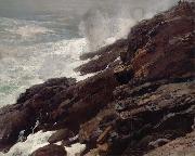 High Cliff,Coast of Maine Winslow Homer